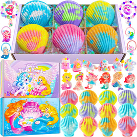 BreezeDream front packaging showing mermaid and unicorn gift boxes and benefits