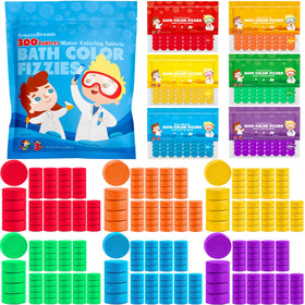 BreezeDream front pouch showing 300 tablets and six color labels, clear organization benefit