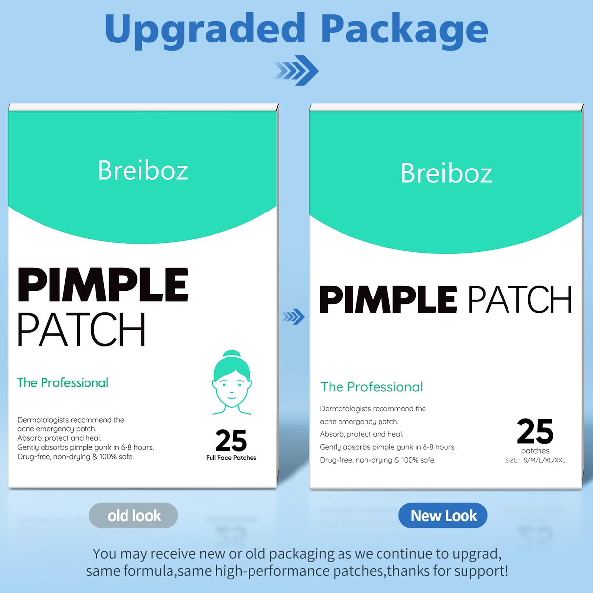 breiboz single sheet detail highlighting large contour and easy application