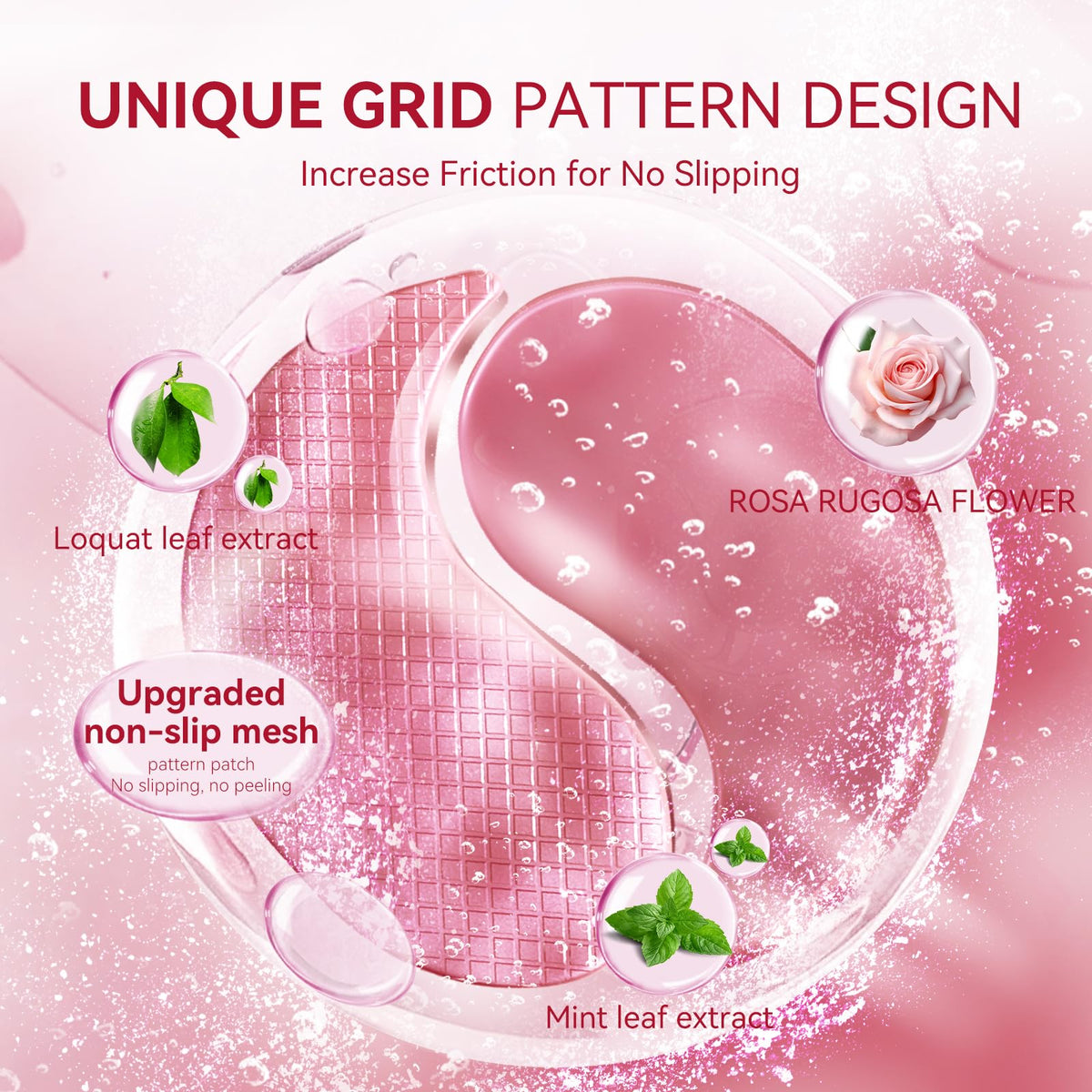 BREYLEE close-up of a single hydrogel patch highlighting smooth texture
