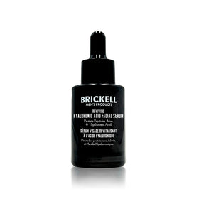 Brickell bottle front packaging showing product and branding benefits