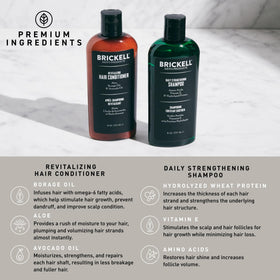 Brickell conditioner creamy texture smoothing strands for easier styling