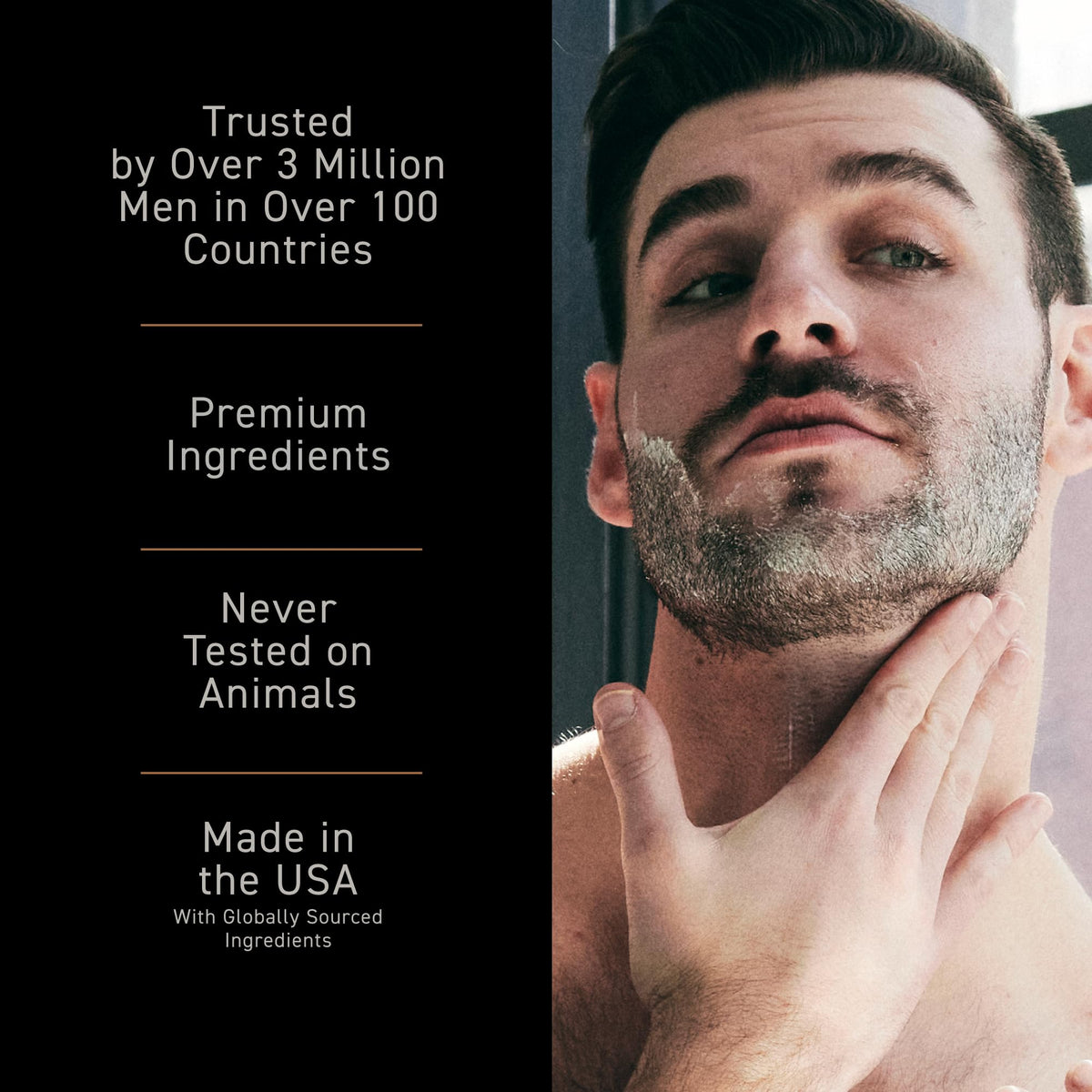 Brickell Men's Products macro of jojoba beads and pumice emphasizing gentle polishing