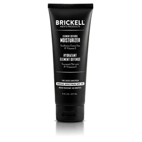Brickell Element Defense front tube showing unscented SPF45 protection