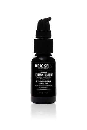 Brickell Men's Products front bottle view showing brand and product benefits