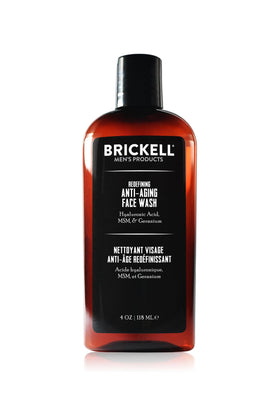 Brickell Men's Products front packaging showing bottle and branding for clear identification and trust