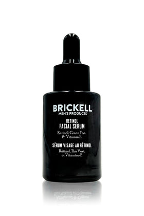 Brickell front packaging showing the 1 oz retinol serum benefits