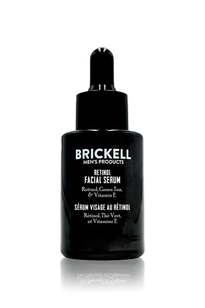 Brickell front packaging showing the 1 oz retinol serum benefits