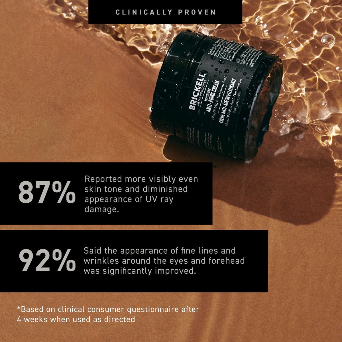 Brickell hyaluronic acid visual illustrating deep hydration benefit