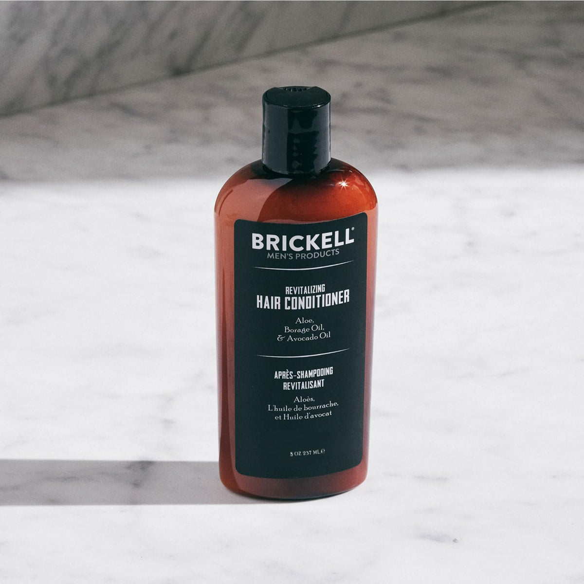 Brickell closeup of aloe and avocado oil ingredients emphasizing hydration benefit