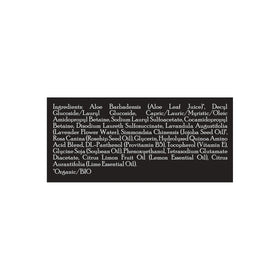 Brickell label close-up showing key ingredients and transparency