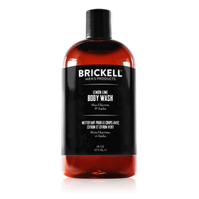Brickell front packaging showing lemon lime scent and size benefit