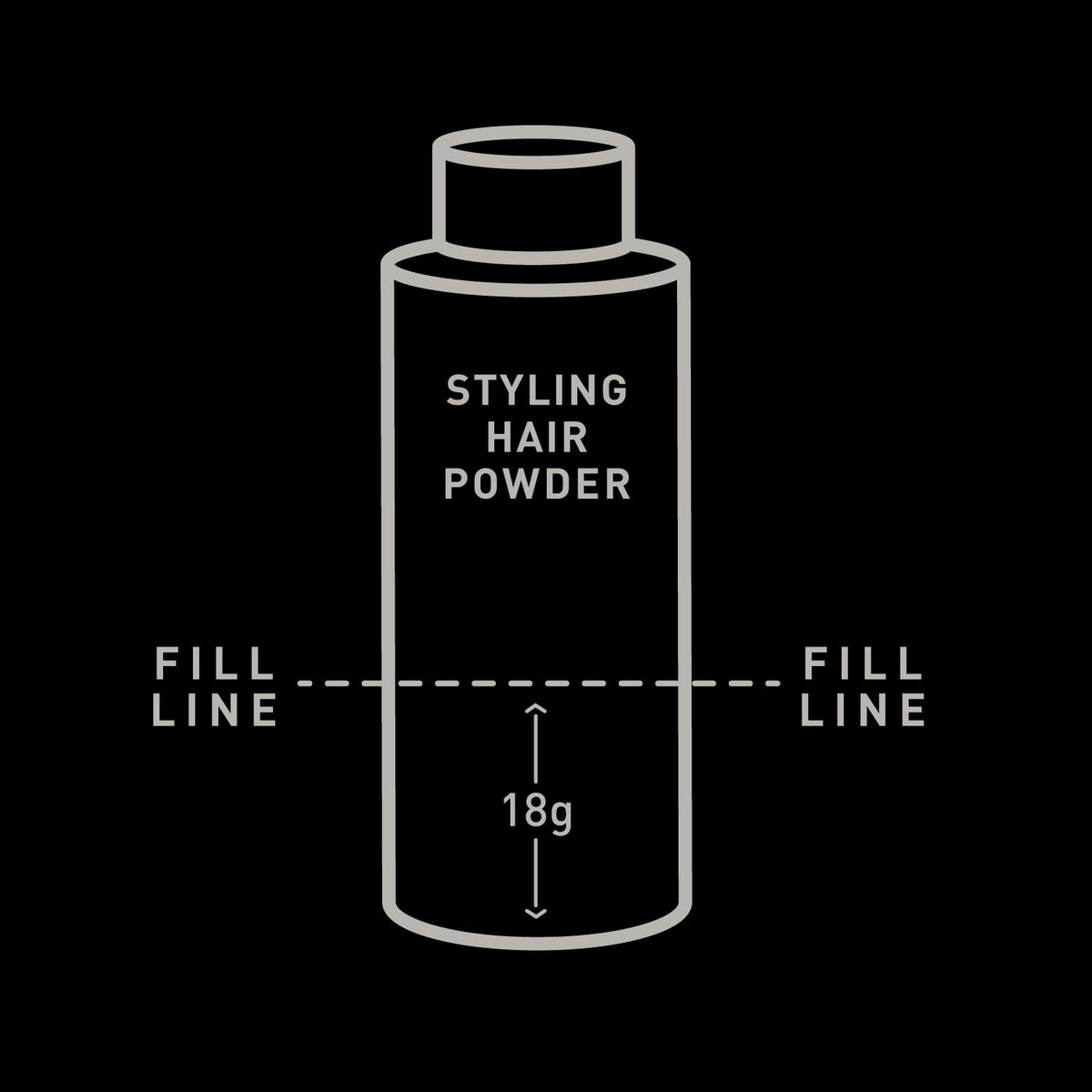 Close-up of Brickell Men's hair powder texture highlighting matte finish benefits