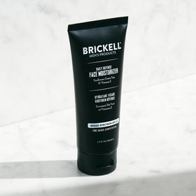 Brickell pump dispensing lightweight lotion for quick absorption benefit