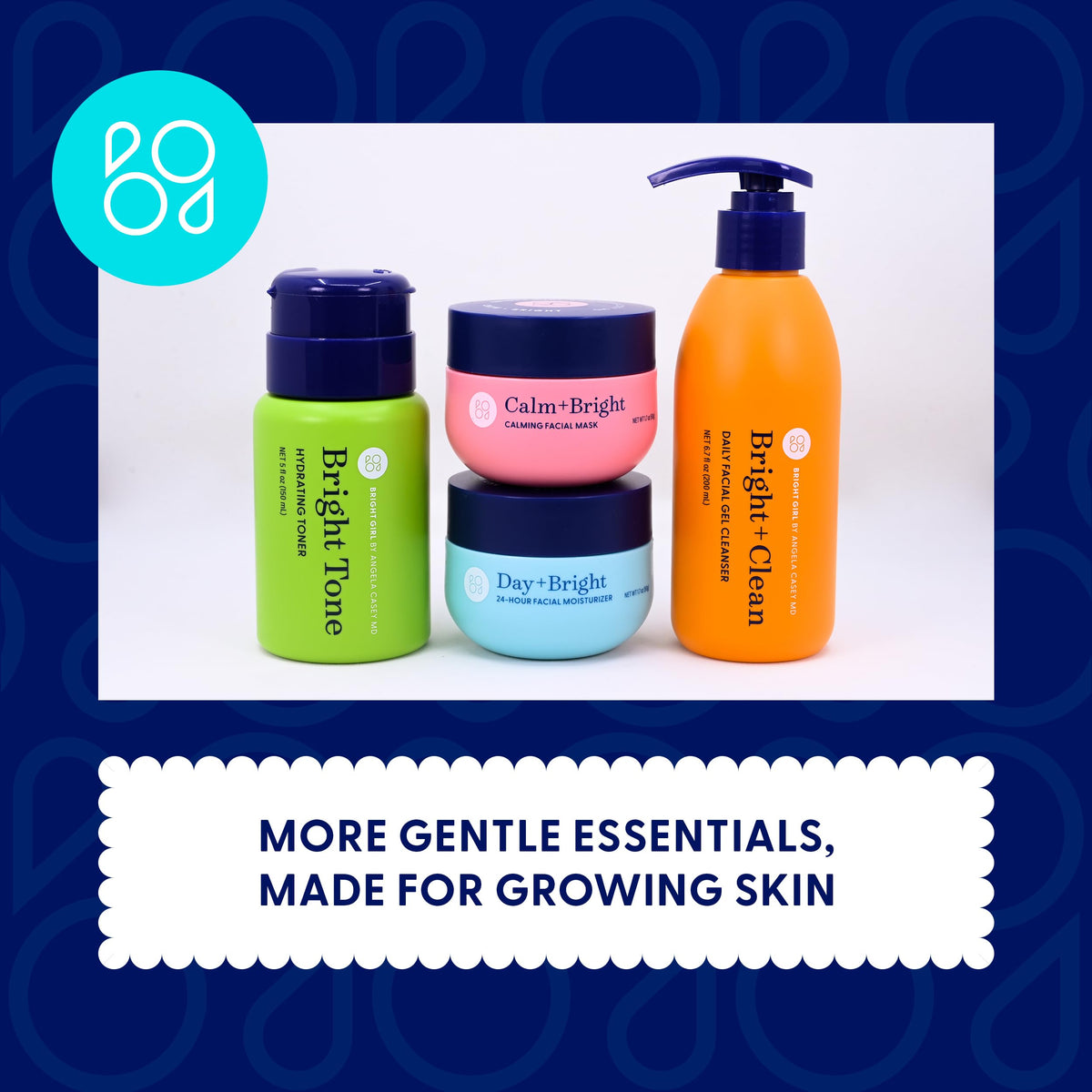 Bright Girl in a morning routine setting showing layering with sunscreen benefit