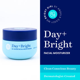 Bright Girl close-up cream texture illustrating lightweight non-greasy hydration