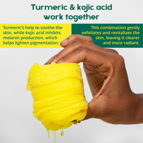 BRIGHTJUNGLE turmeric and ginger roots illustrating natural actives