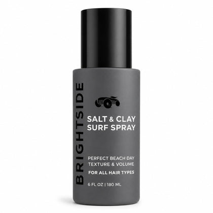 BRIGHTSIDE front bottle shot showing label and 6oz spray for styling ease