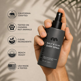 BRIGHTSIDE 3oz travel and 6oz bottles for portable hair refresh convenience