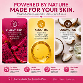 brii ingredient display of coconut and argan oils for hydration