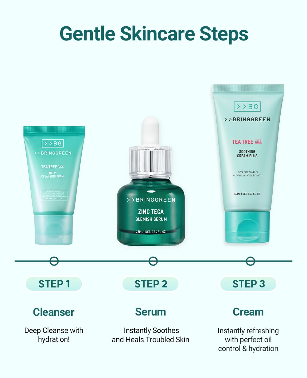 bring green cleansing foam dense lather cleansing effectively