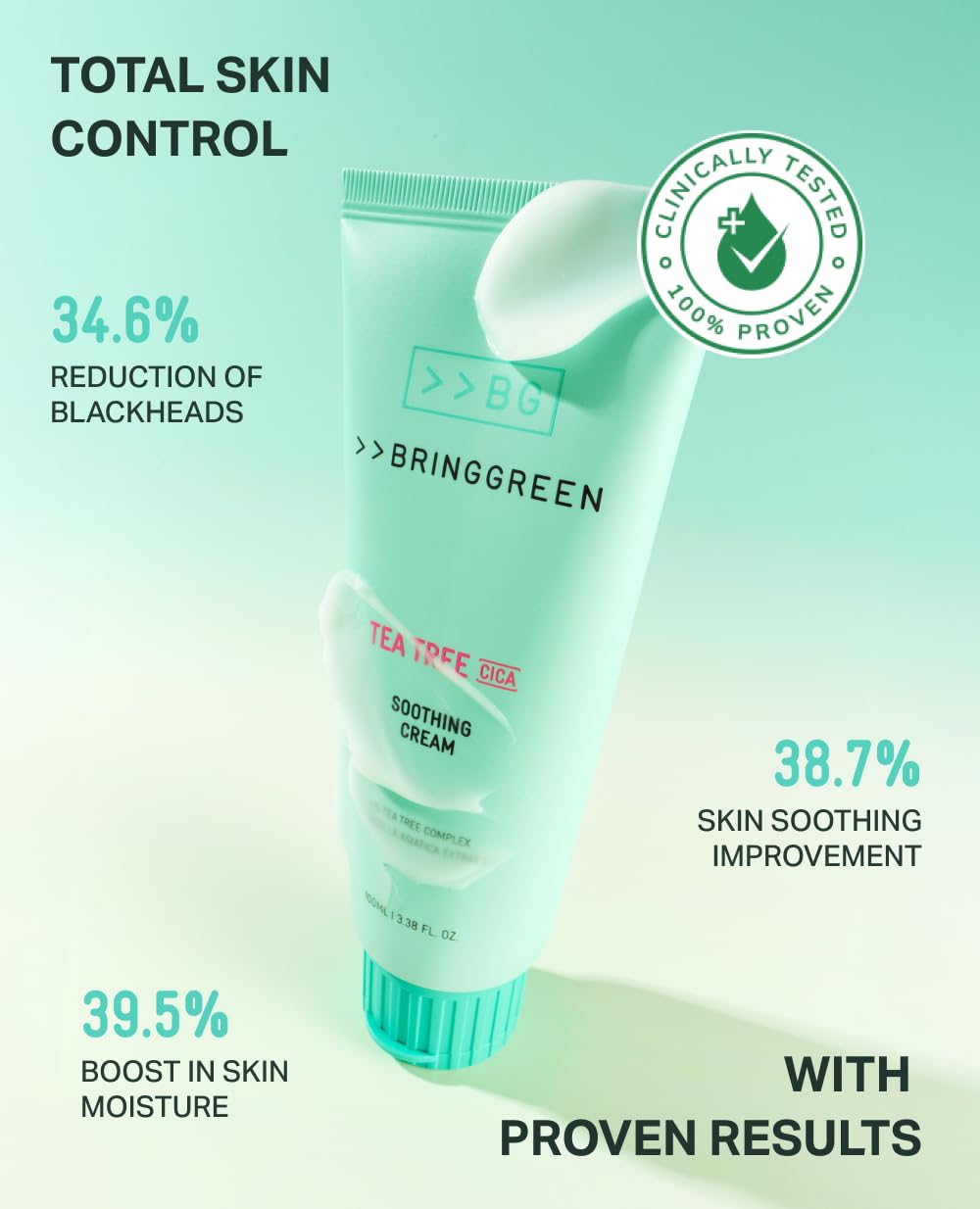 BRING GREEN packaging label detail displaying ingredient highlights for informed choice