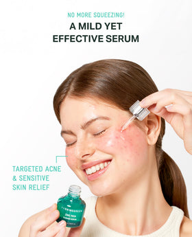 BRING GREEN close-up of serum texture highlighting smooth absorption