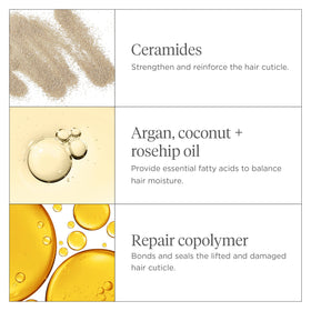 Briogeo being applied to damp hair to seal ends and boost moisture