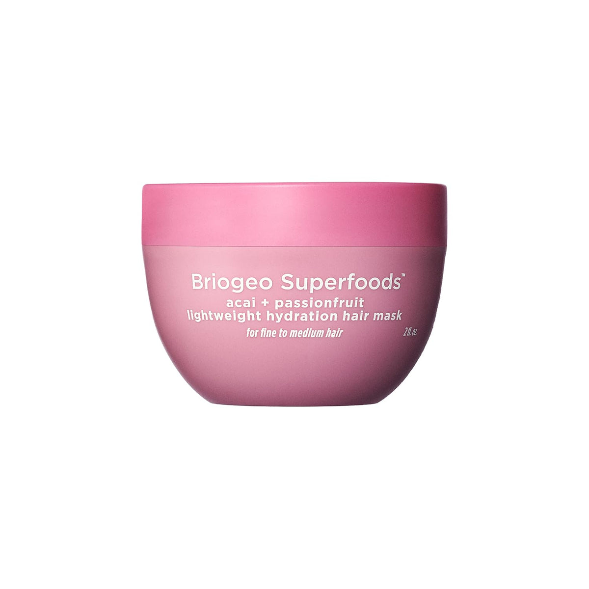 Briogeo front packaging showing mask and travel-friendly benefit