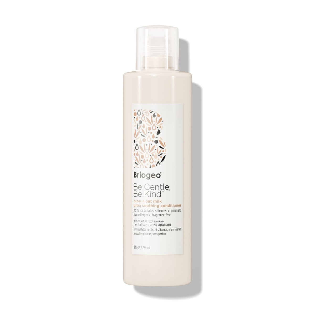 briogeo front packaging showing soothing conditioner and easy identification