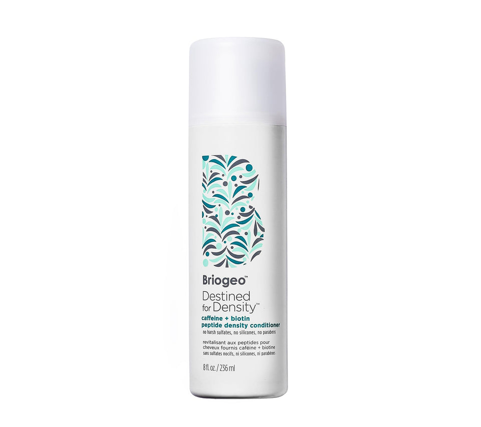 Briogeo front packaging showing product and benefits for fuller hair