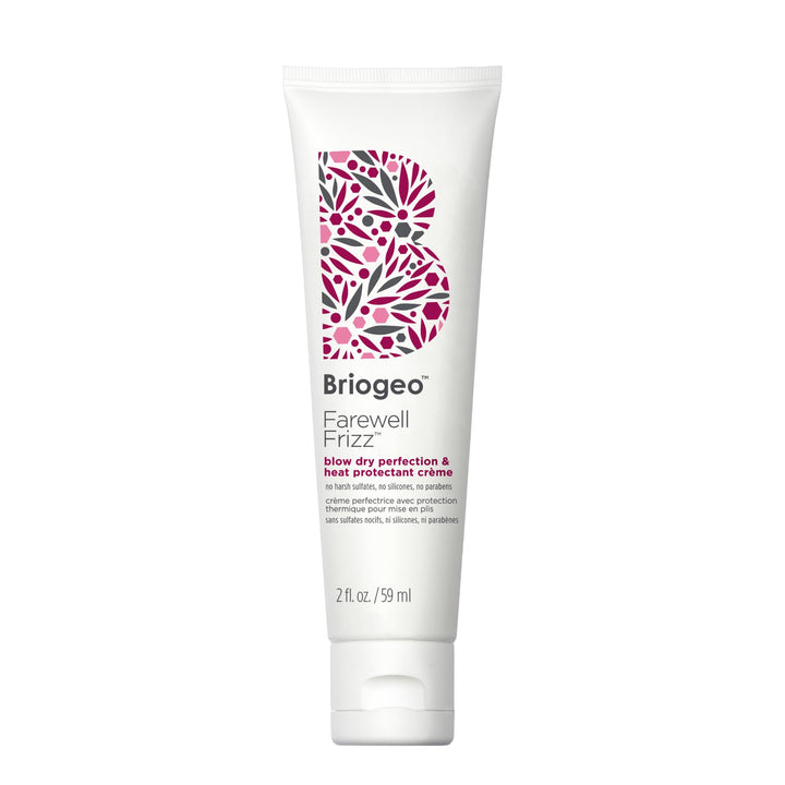 Briogeo front packaging of 2 oz crème showing compact travel-ready styling