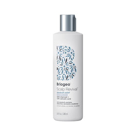 briogeo front packaging showing bottle and branding, communicates reliable anti-dandruff care