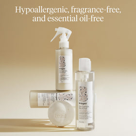 Briogeo oat milk pour emphasizing lightweight moisturizing benefit