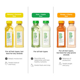 Briogeo lather in hand demonstrating gentle cleansing