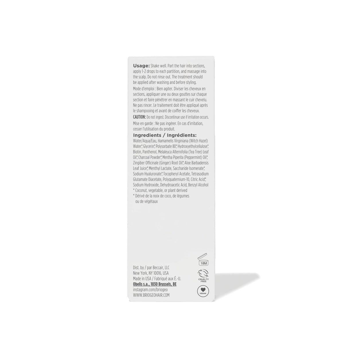 Briogeo displayed on bathroom shelf portraying everyday routine and calm