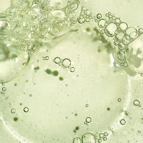 Briogeo close-up of matcha apple ingredients highlighting antioxidants