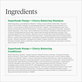 Briogeo label close-up highlighting clean, vegan ingredients