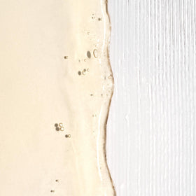 Briogeo label close-up highlighting ingredient and usage details