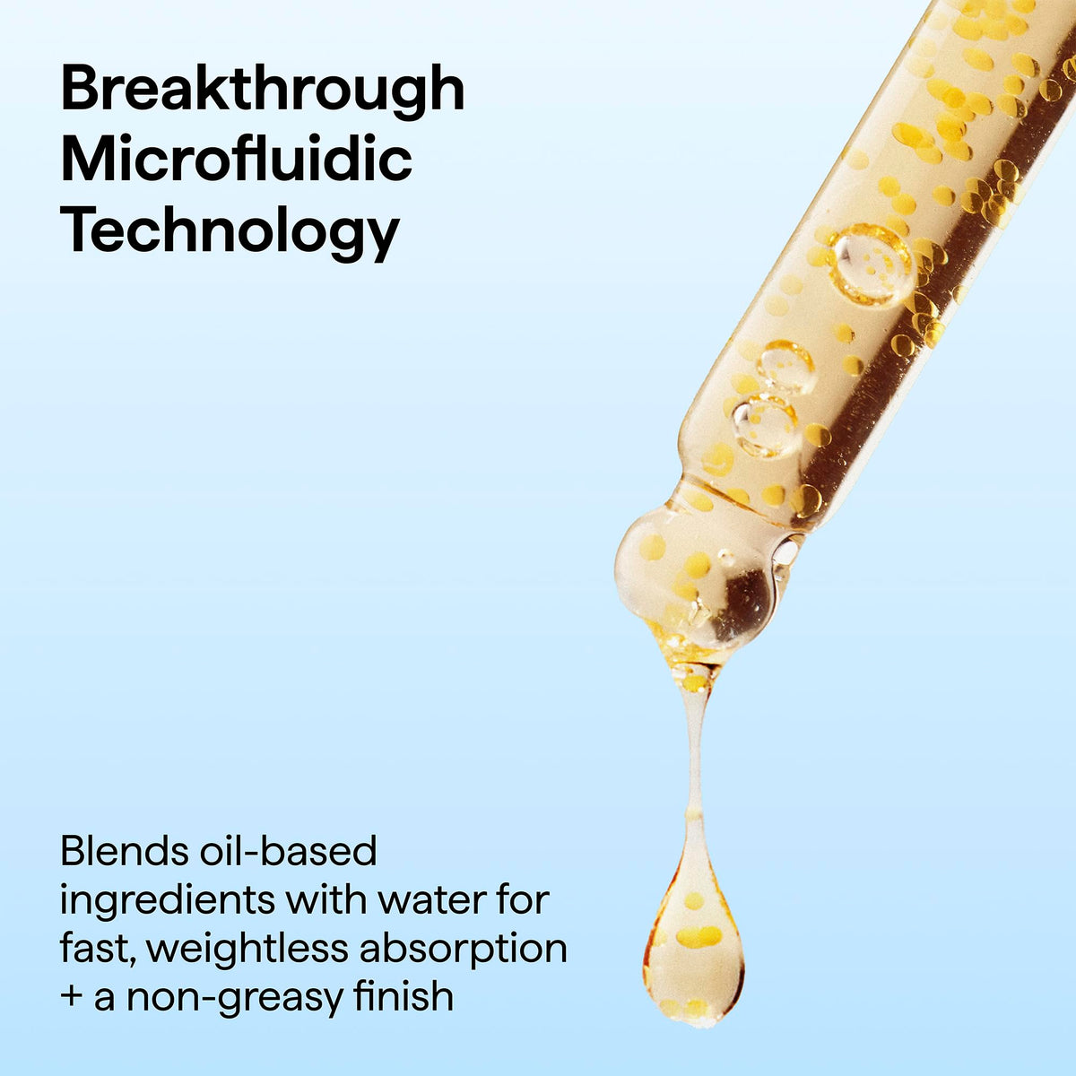 Hand holding Briogeo bottle to show product size and portability