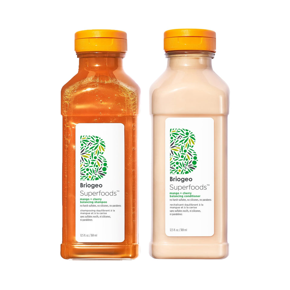 Briogeo front packaging showing duo and benefits