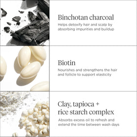 briogeo travel-sized jar inside a bag highlighting portability and on-the-go refreshing power