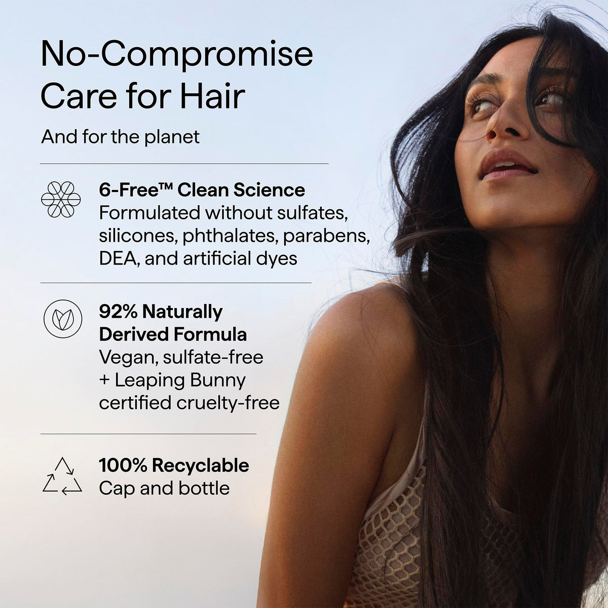 Briogeo vanilla mint ingredients composition visual showing scent benefit
