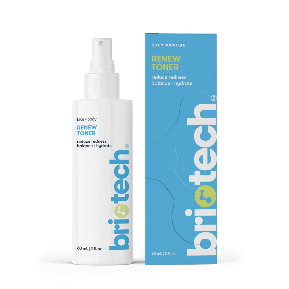 BRIOTECH front packaging showing 2 fl oz bottle and clear label benefits