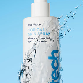 BRIOTECH bottle held in hand illustrating compact travel convenience benefit