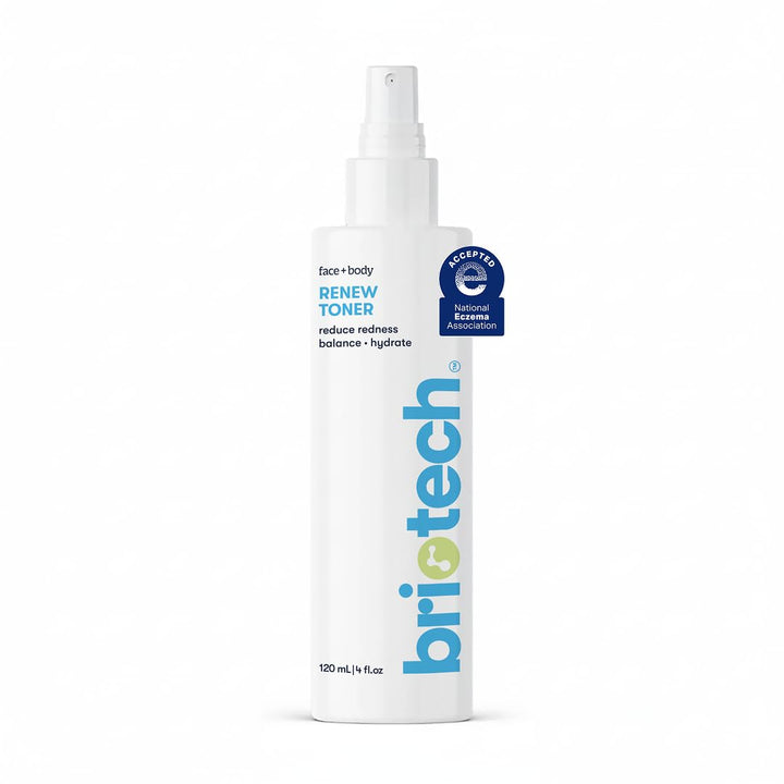 BRIOTECH front bottle shot showing clean label and compact 4 fl oz size for travel