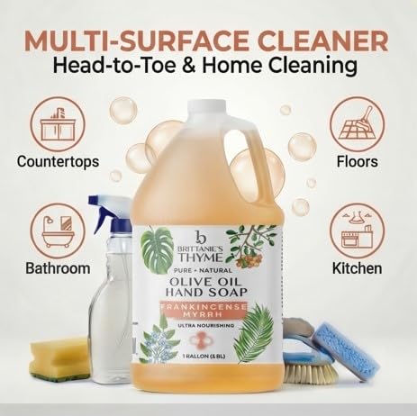 Brittanie's Thyme used for dishwashing cutting grease effectively