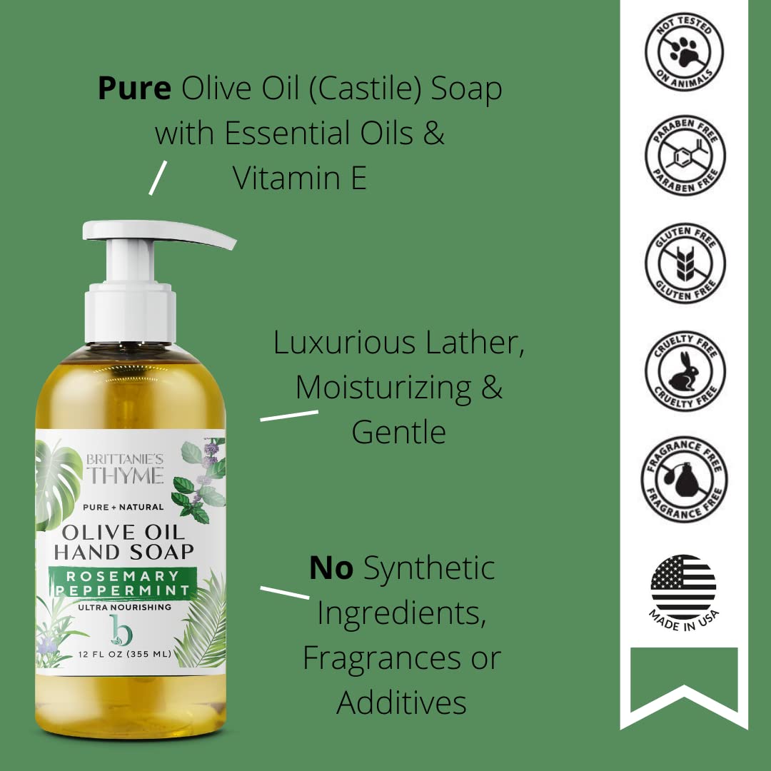 Brittanie's Thyme rich lather texture demonstrating gentle cleansing and moisturization