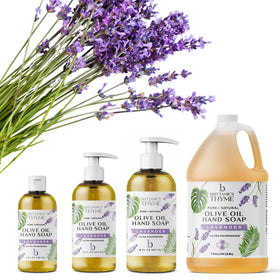 Brittanie's Thyme on bathroom counter in lifestyle setting suggesting everyday luxury