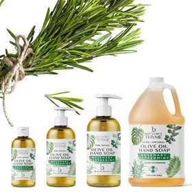 Brittanie's Thyme used for pet bath showing gentle, rinseable formula